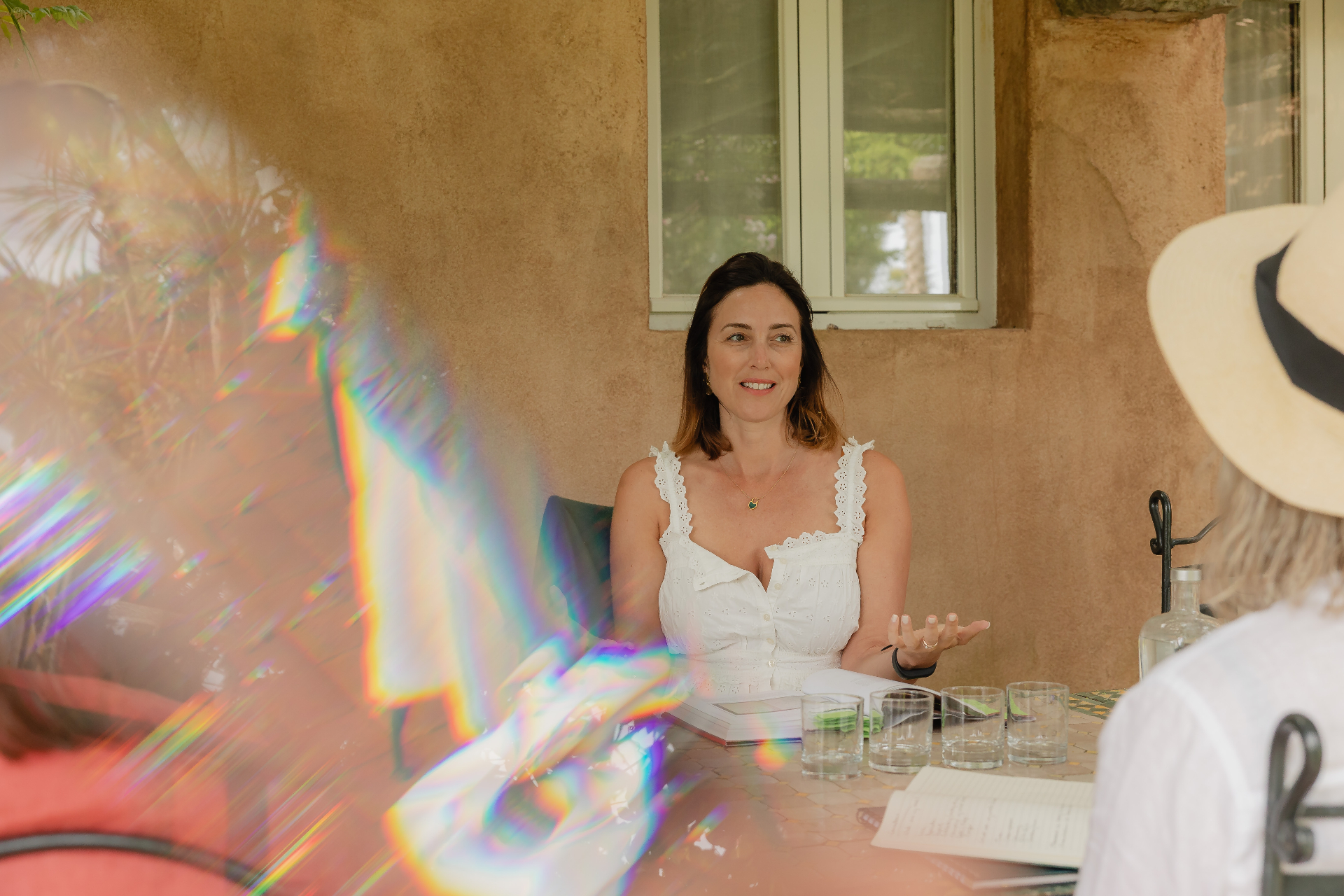 Susanna leading a retreat conversation